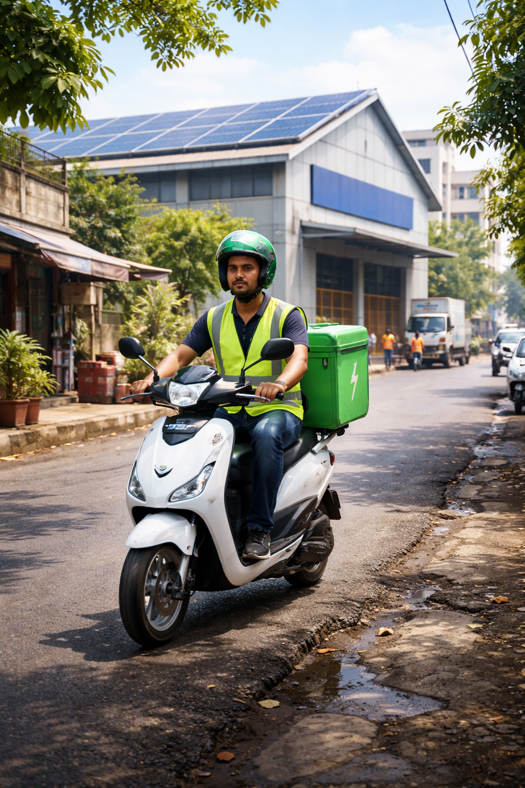 Quick Commerce Logistics in India (2025–26): EV Two-Wheelers, Green Warehousing, Solar Power and the Critical Role of Road&nbsp;Infrastructure